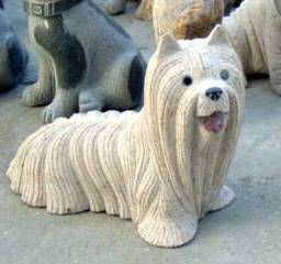 Dog Stone figurine